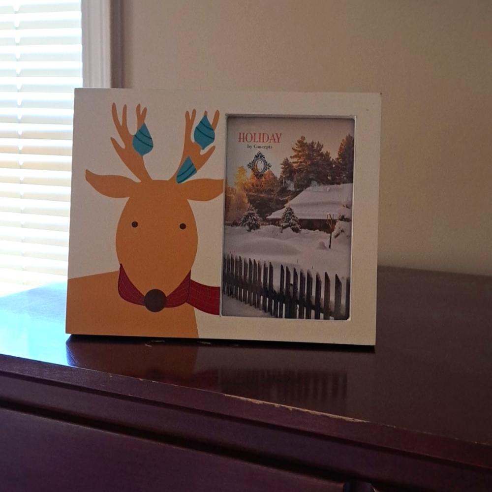 Raindeer 4 x 6 picture frame